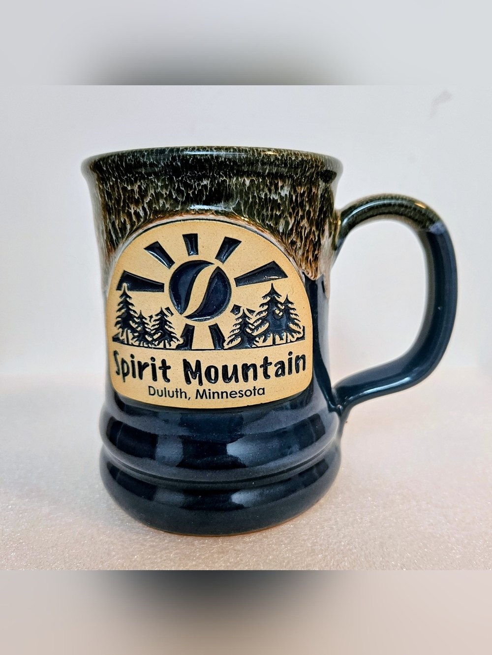 Deneen Pottery Drip Glaze Mug 2018~Spirit Mountain Duluth Minnesota
